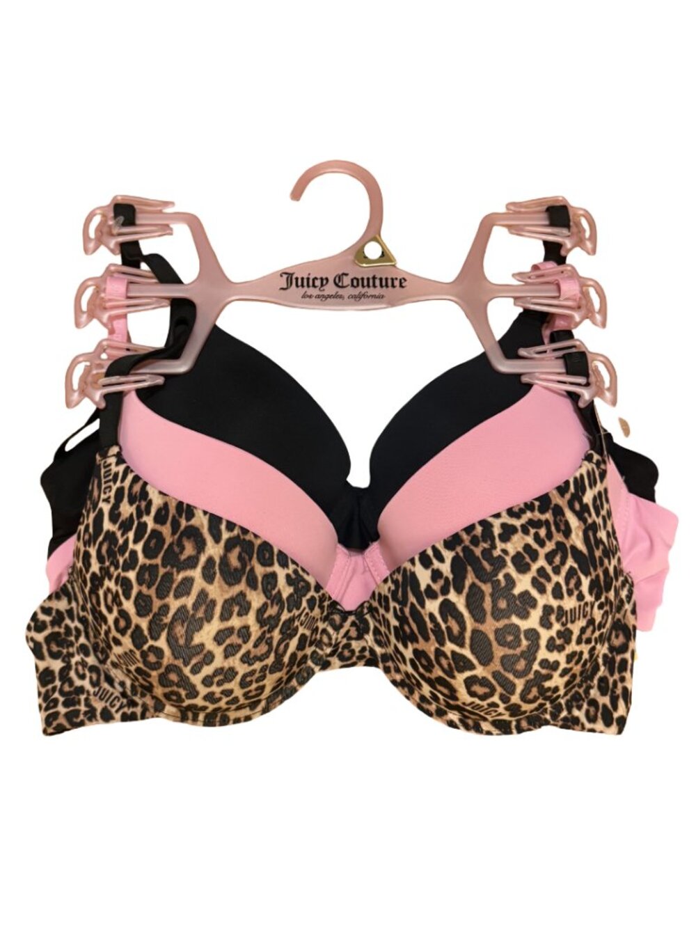 Juicy Couture 3-Pack Sexy Push-Up Bra